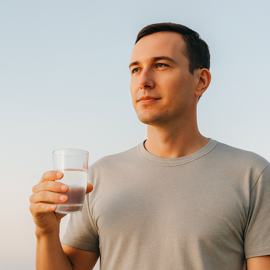 calm, minimalist sce