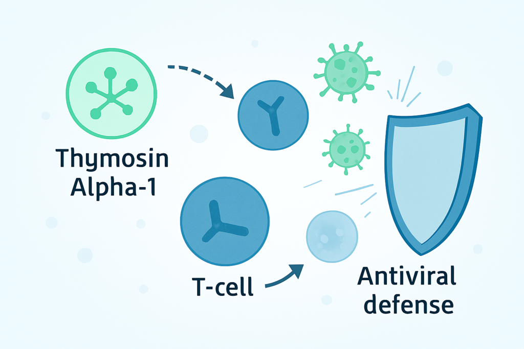 Thymosin Alpha-1 Immune Booster: Immune Peptide Therapy Explained immune cells attacki
