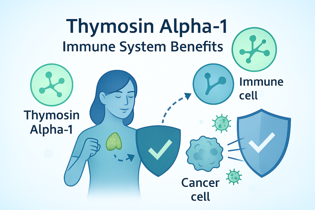 Thymosin Alpha-1 Immune Booster: Immune Peptide Therapy Explained medical illustration