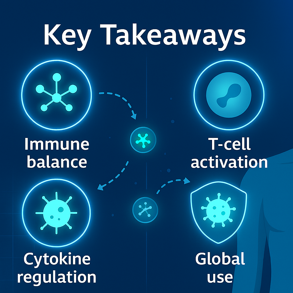 Thymosin Alpha-1 Immune Booster: Immune Peptide Therapy Explained summary infographic